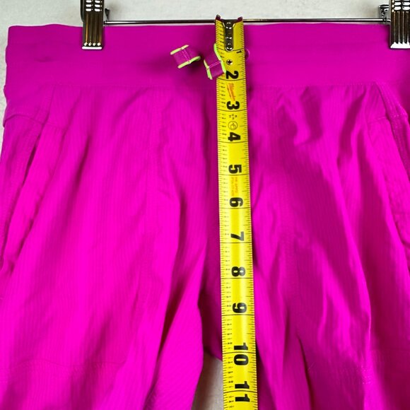 Ivivva by Lululemon Girl Size 14 Hot Pink Scrunched Pants Capri Athleisure Dance - Picture 5 of 13